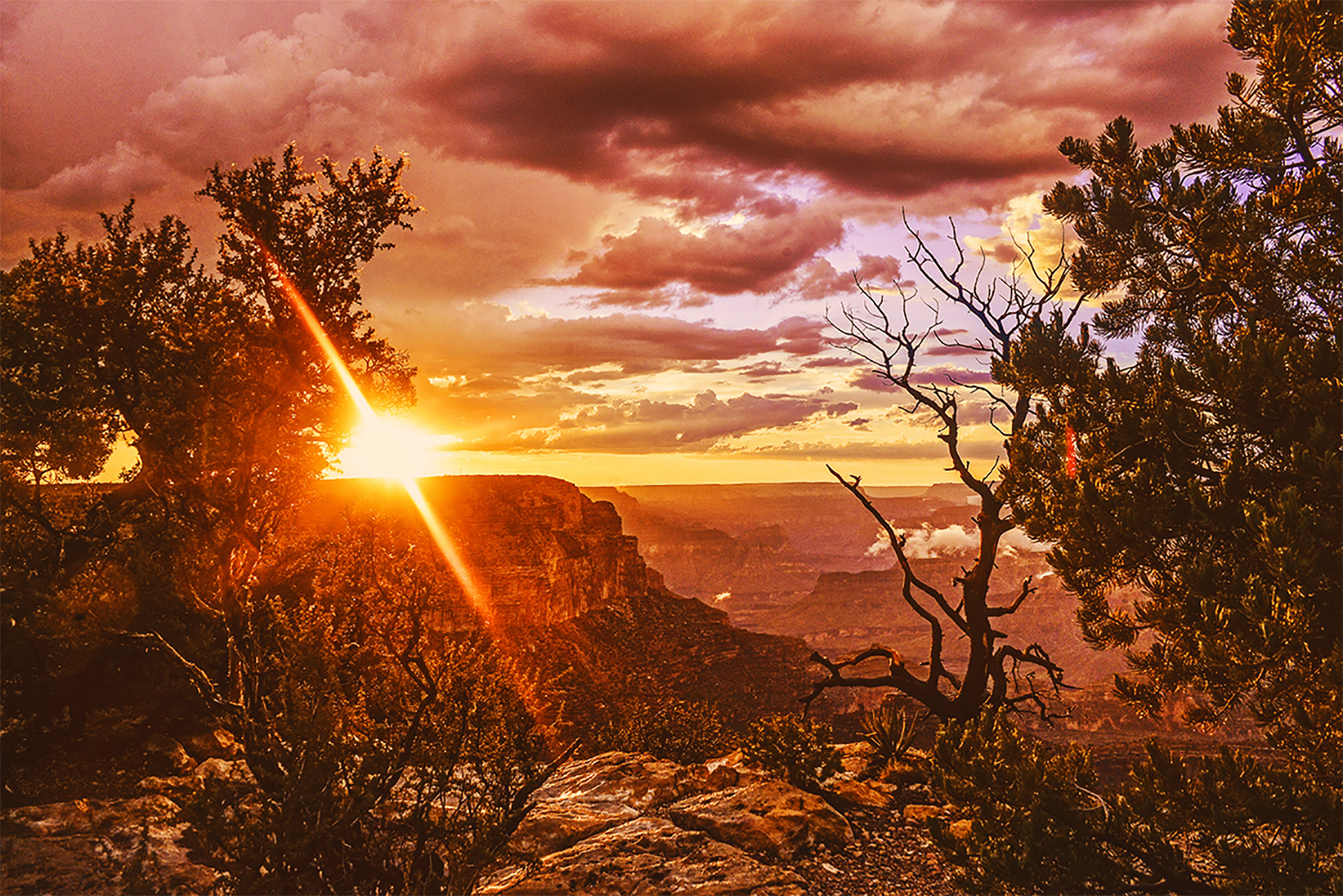 Sunset at Grand Canyon South Rim