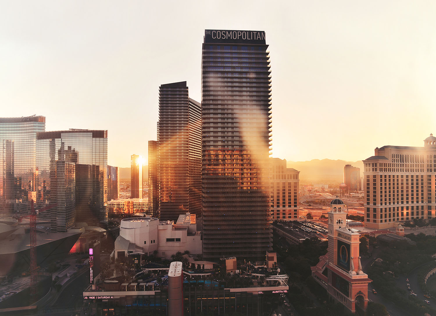 Las Vegas Sunset - View from Planet Hollywood