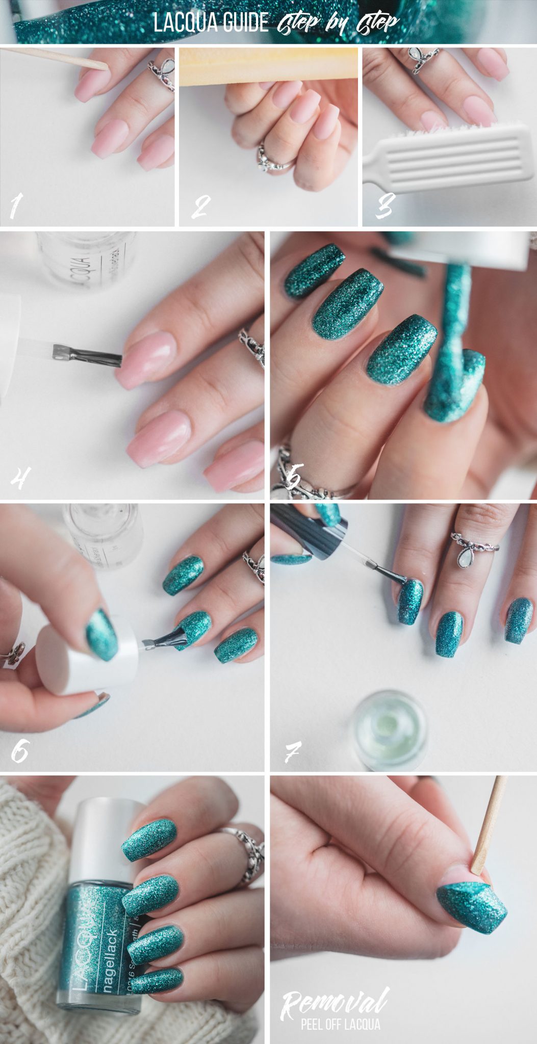 How to LACQUA Nail Polish Guide - Vattenbaserat nagellack med mineraler