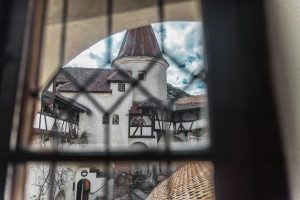 View from inside Dracula's Castle (Bran Castle)