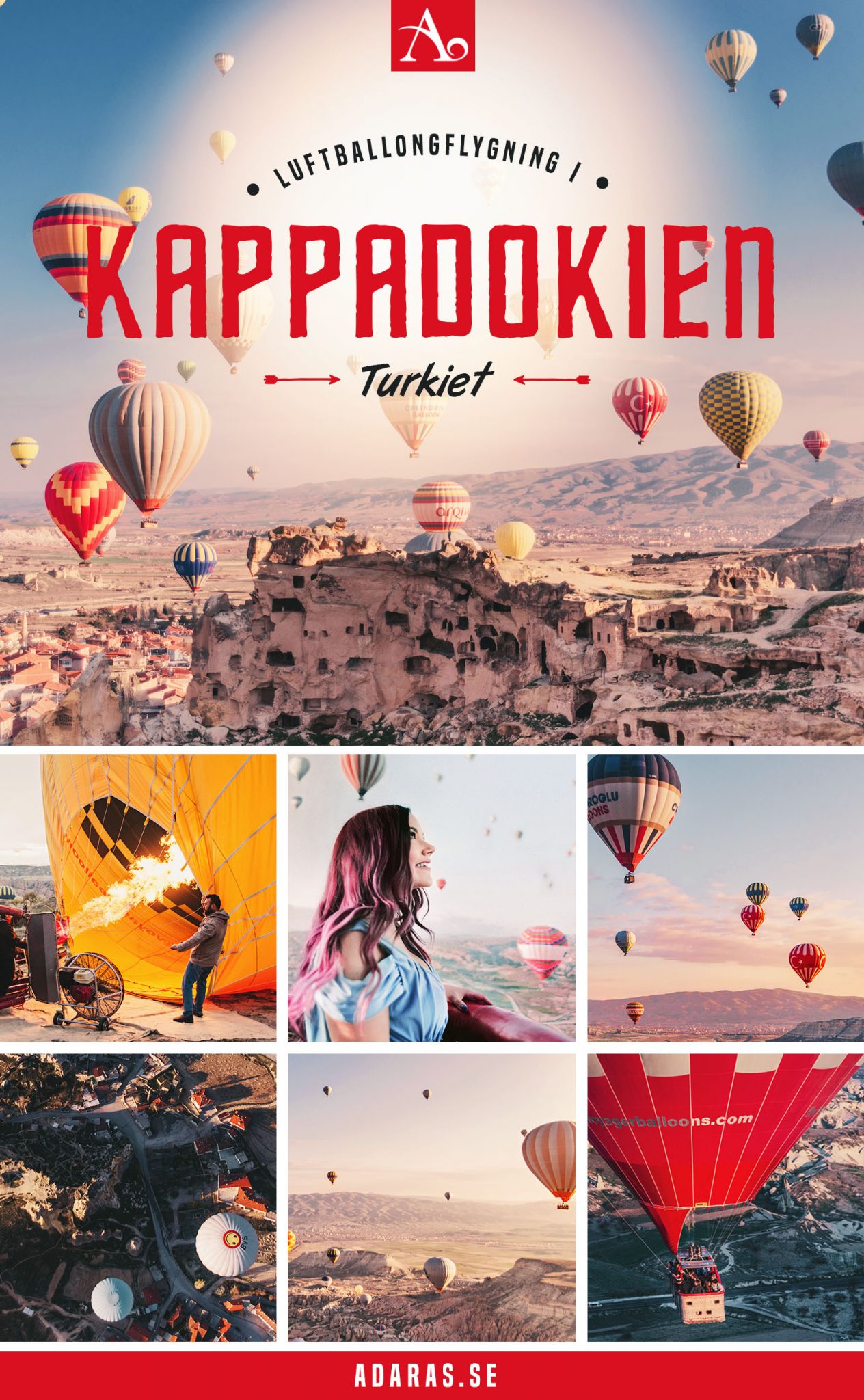 GUIDE: Flyg luftballong i Kappadokien, Turkiet