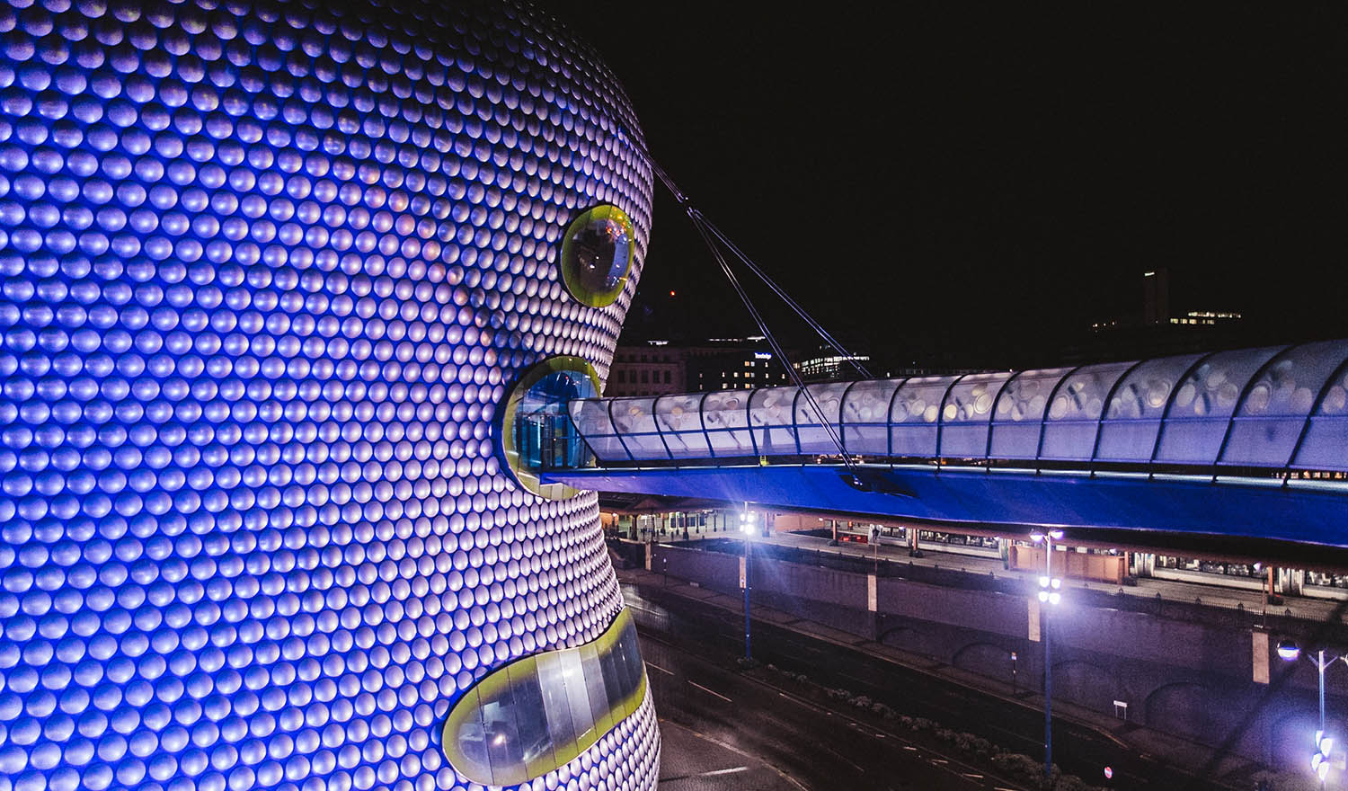 Selfridges by night - in Birmingham