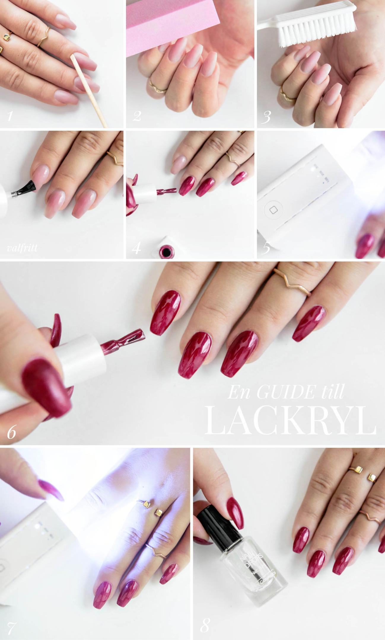 En Guide till Lackryl Akrylnagellack