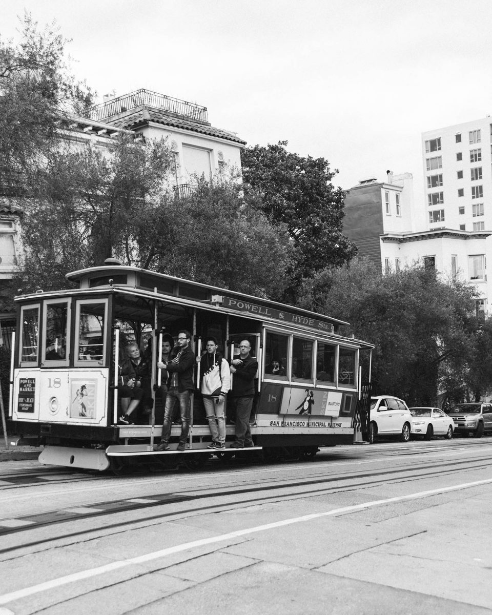 Cable Car at Hyde Street, San Francisco