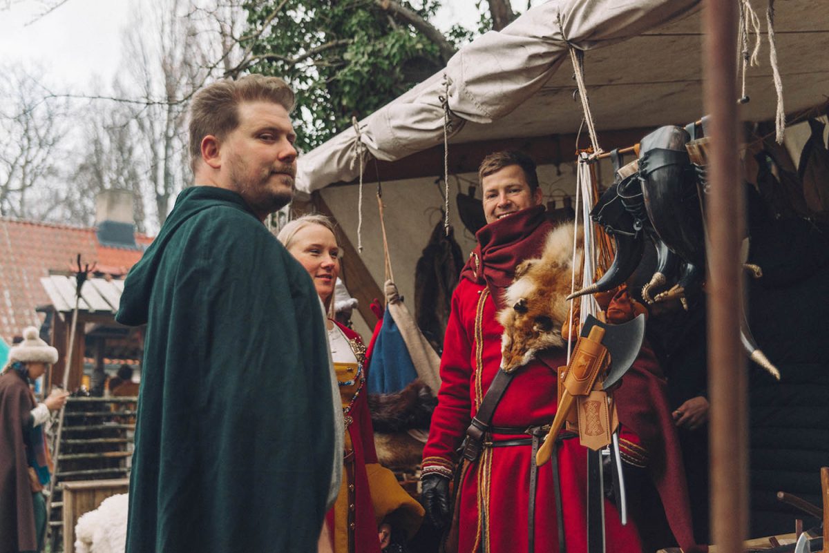 Medieval Outfits at Medieval Christmas in Visby