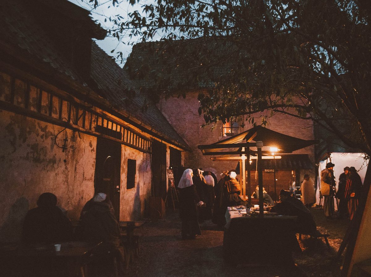 Medieval Christmas Market in Gotland, Sweden