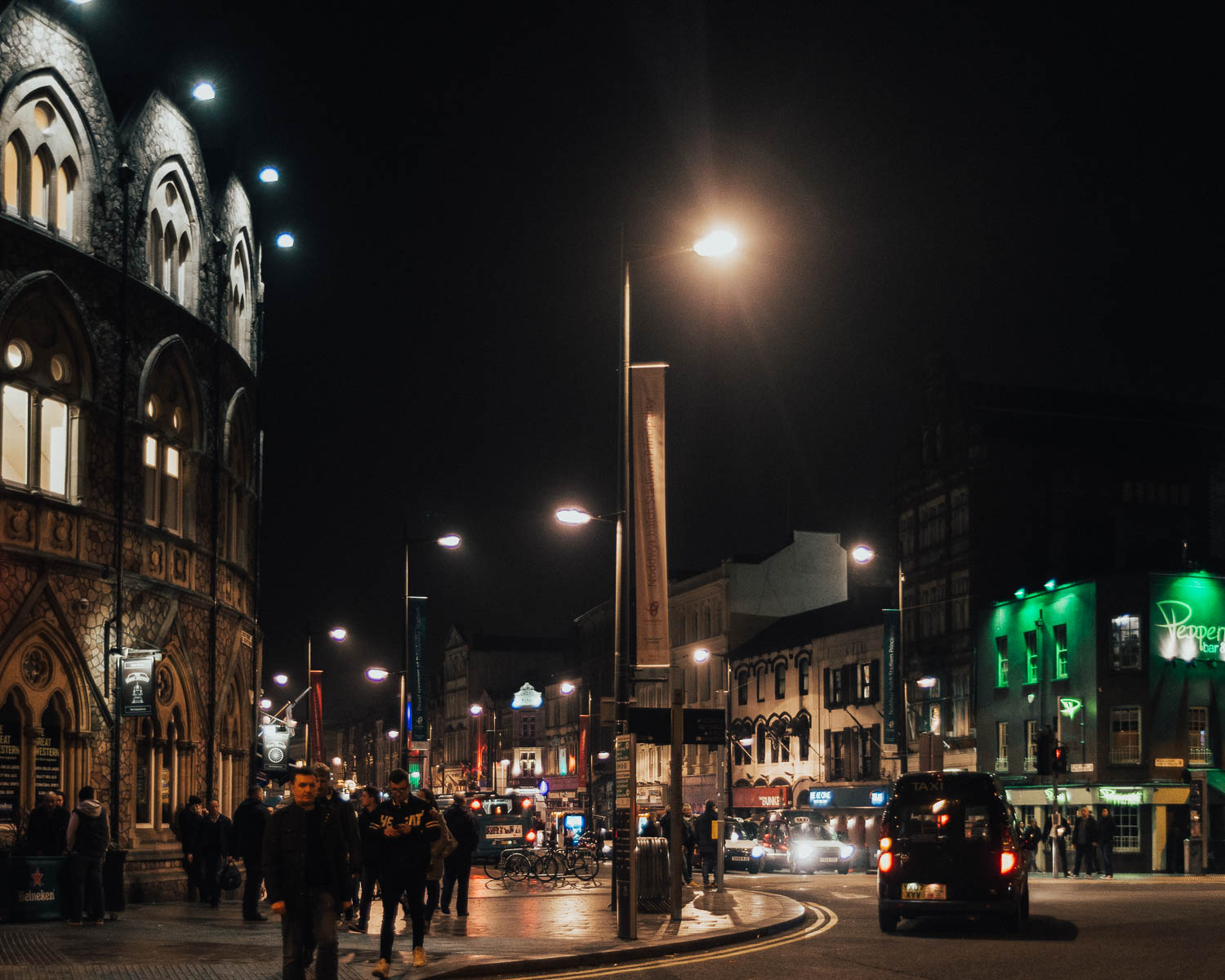 Glasgow by night, Scotland