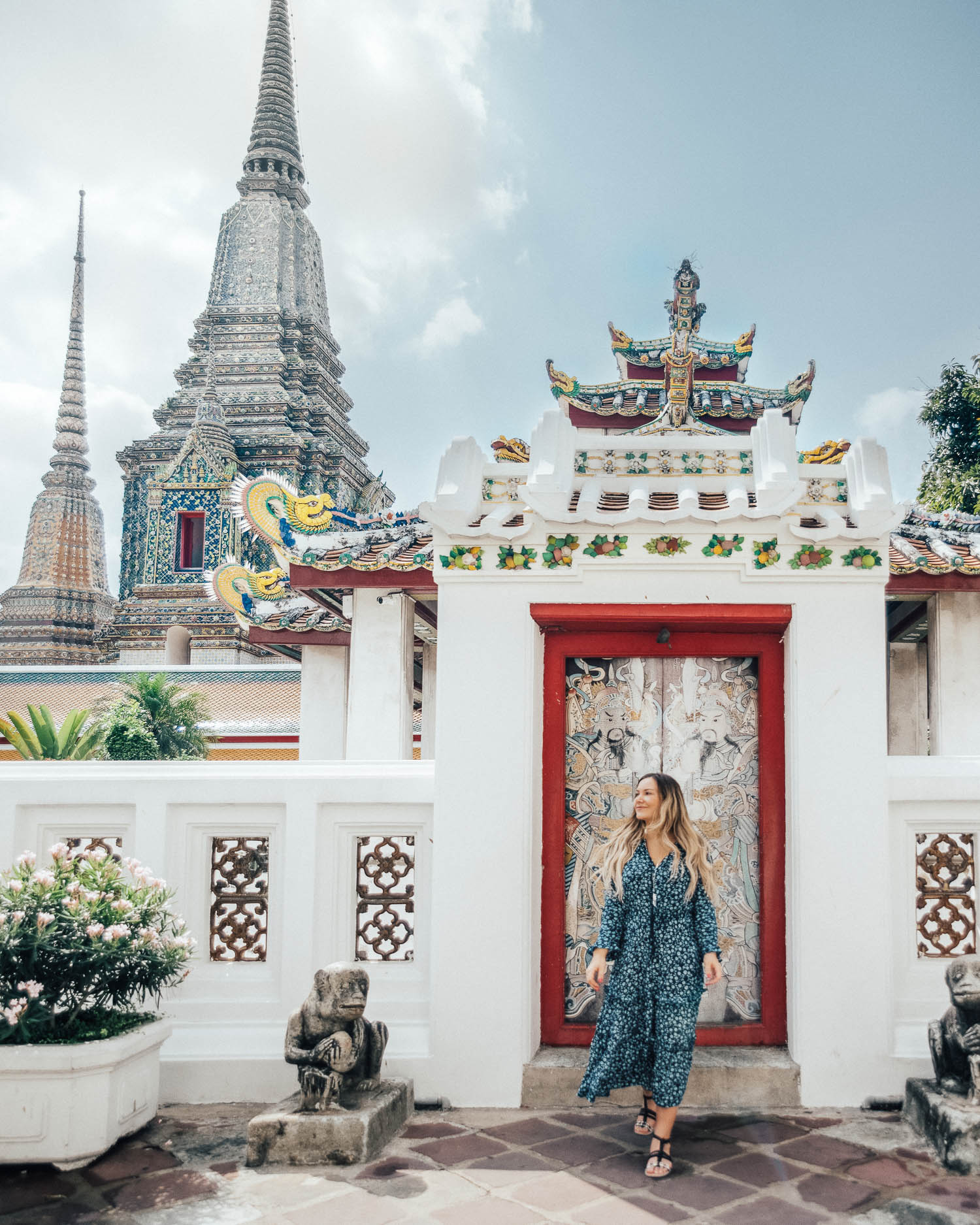 Tips på Outfits i Thailand | Maxiklänning i templet Wat Pho