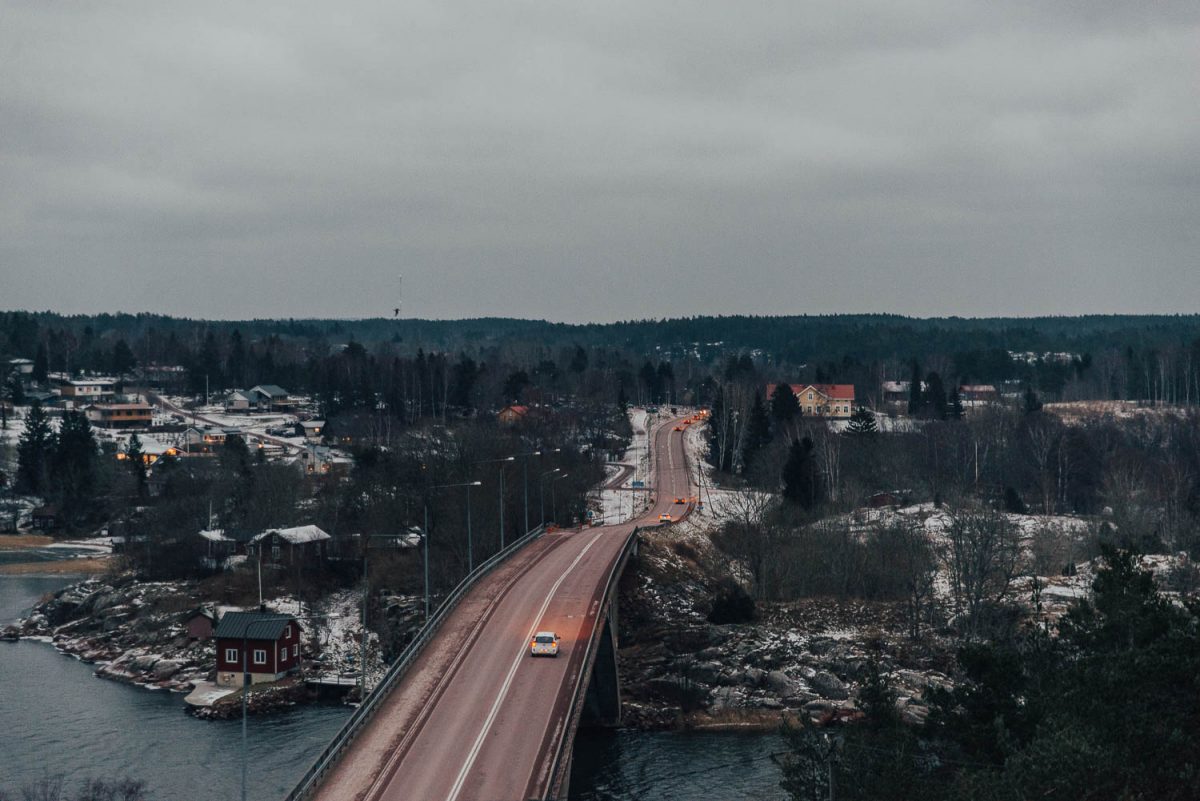 Utsikt från Café Uffe på Berget