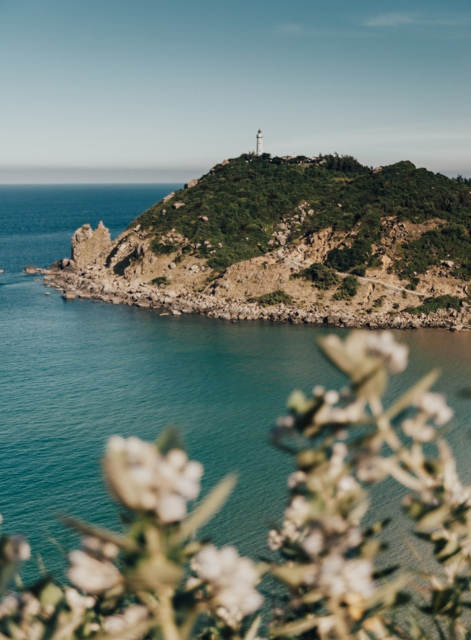 Mui Dien Lighthouse in Phu Yen, Vietnam