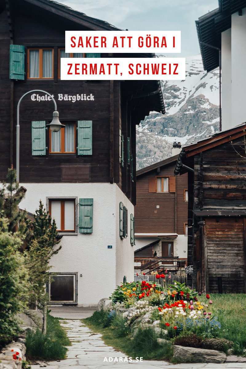 Saker att göra i Zermatt, Schweiz