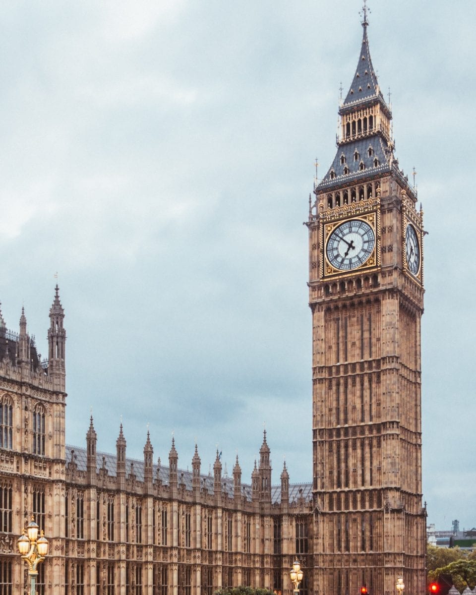 Big Ben är en inspelningsplats i Mary Poppins kommer tillbaka.