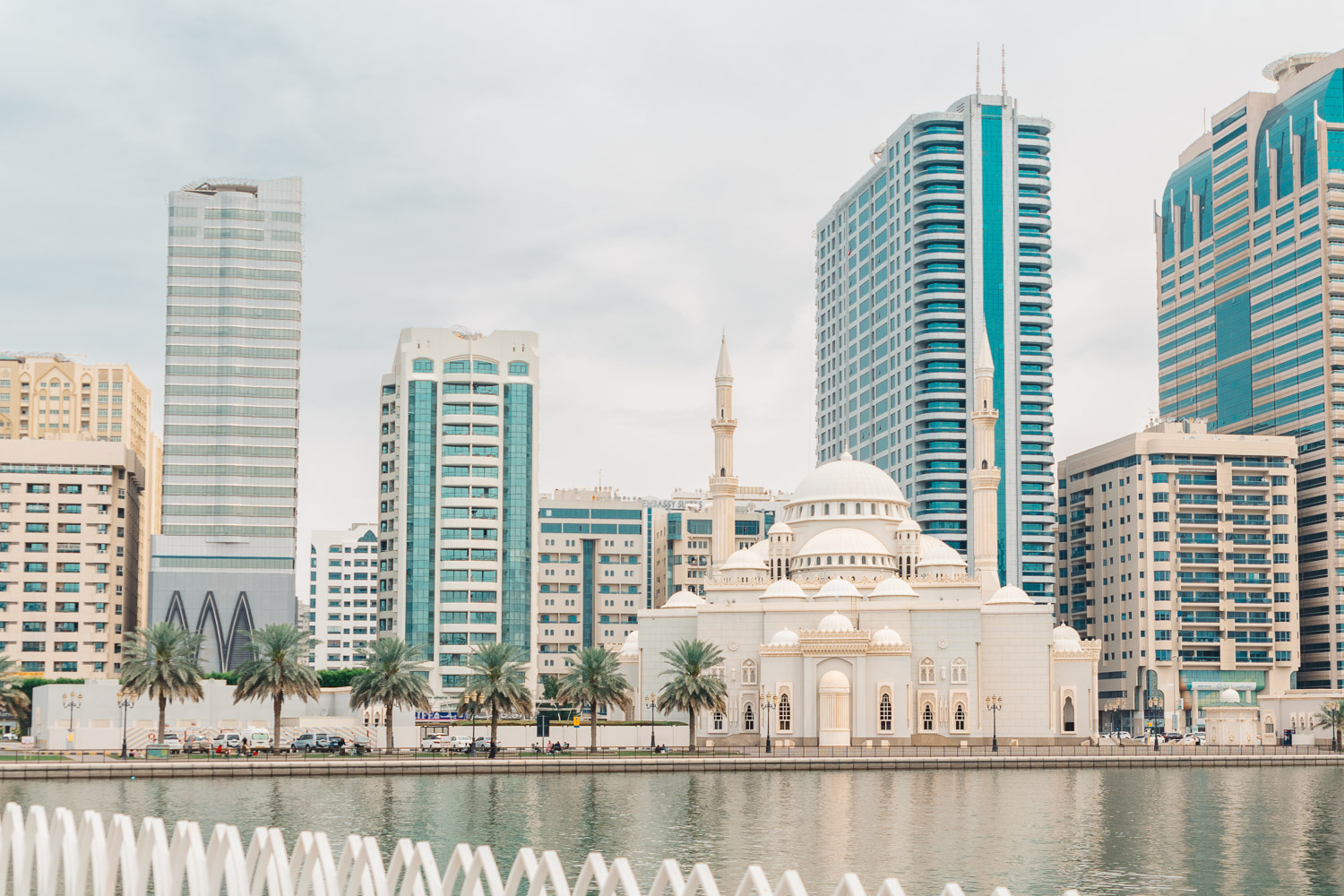 Moskén Al Noor Mosque i Sharjah, UAE