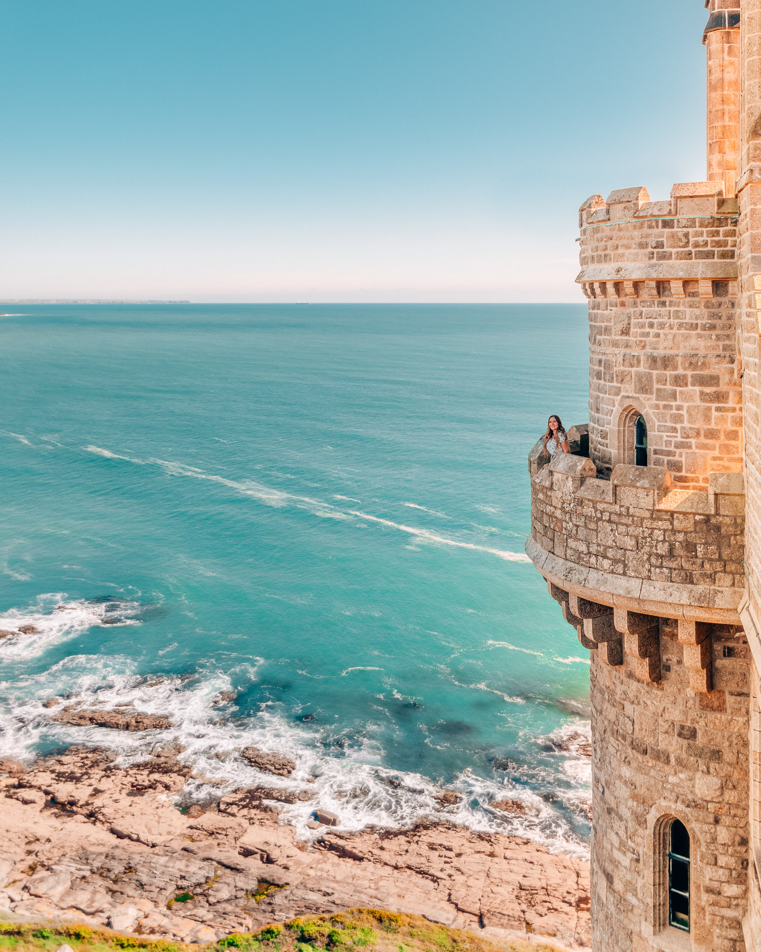 St. Michaels Mount |  Slott i Cornwall, Penzance, Storbritannien