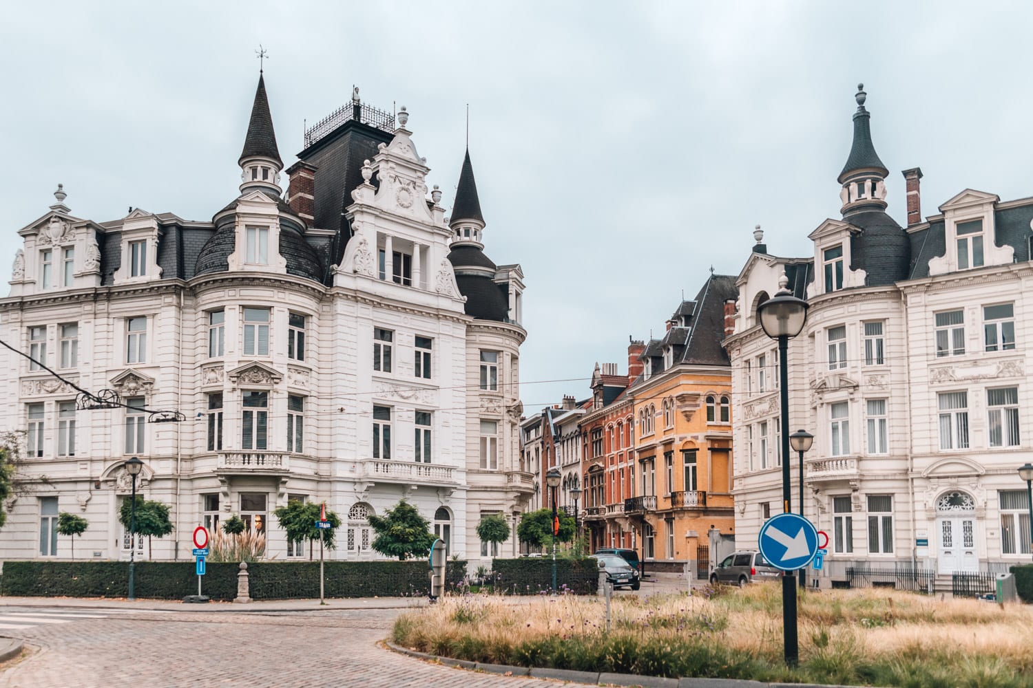 Stadsdelen Zurenborg i Antwerpen, Belgien