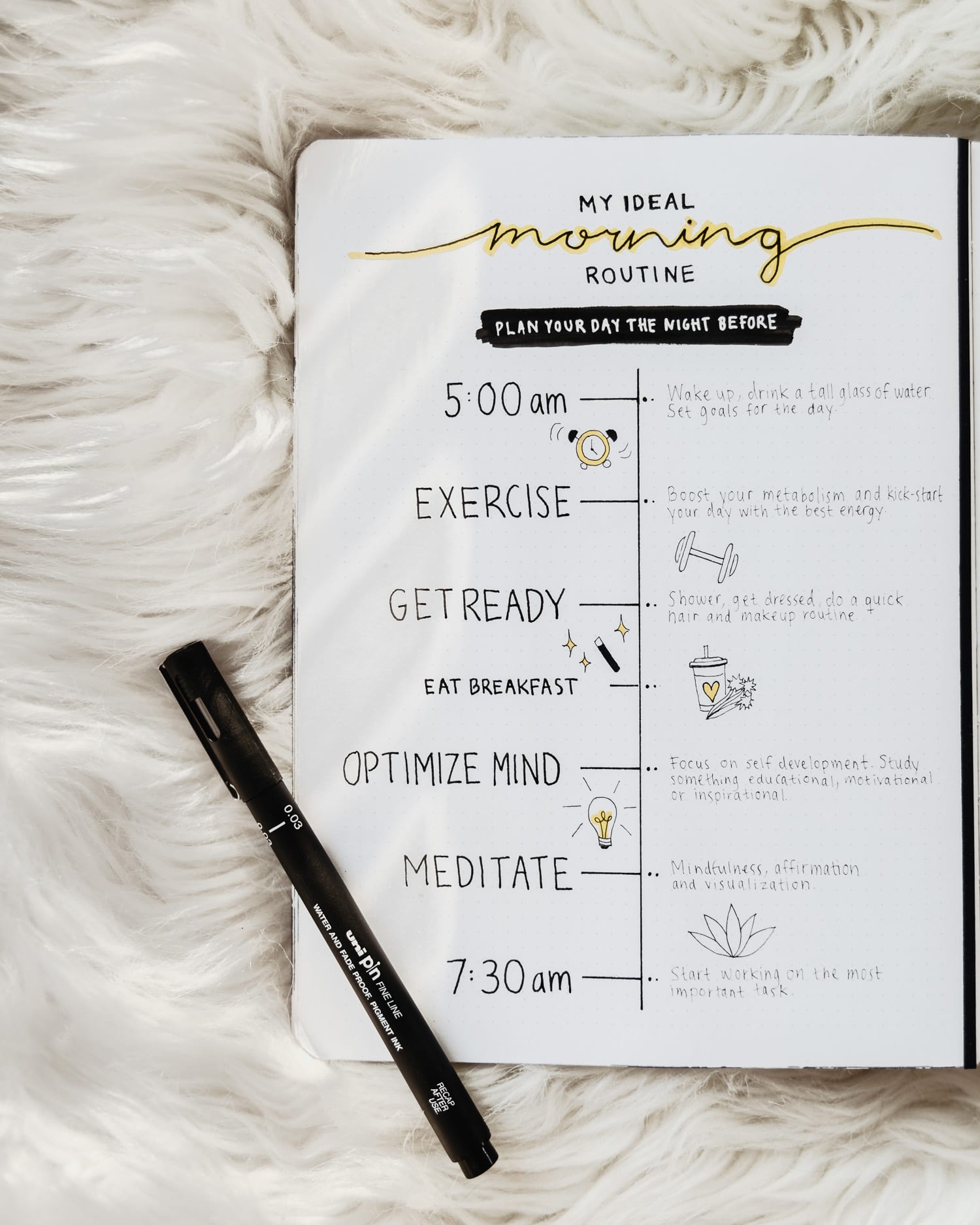 Bullet Journal - Min ultimata morgonrutin