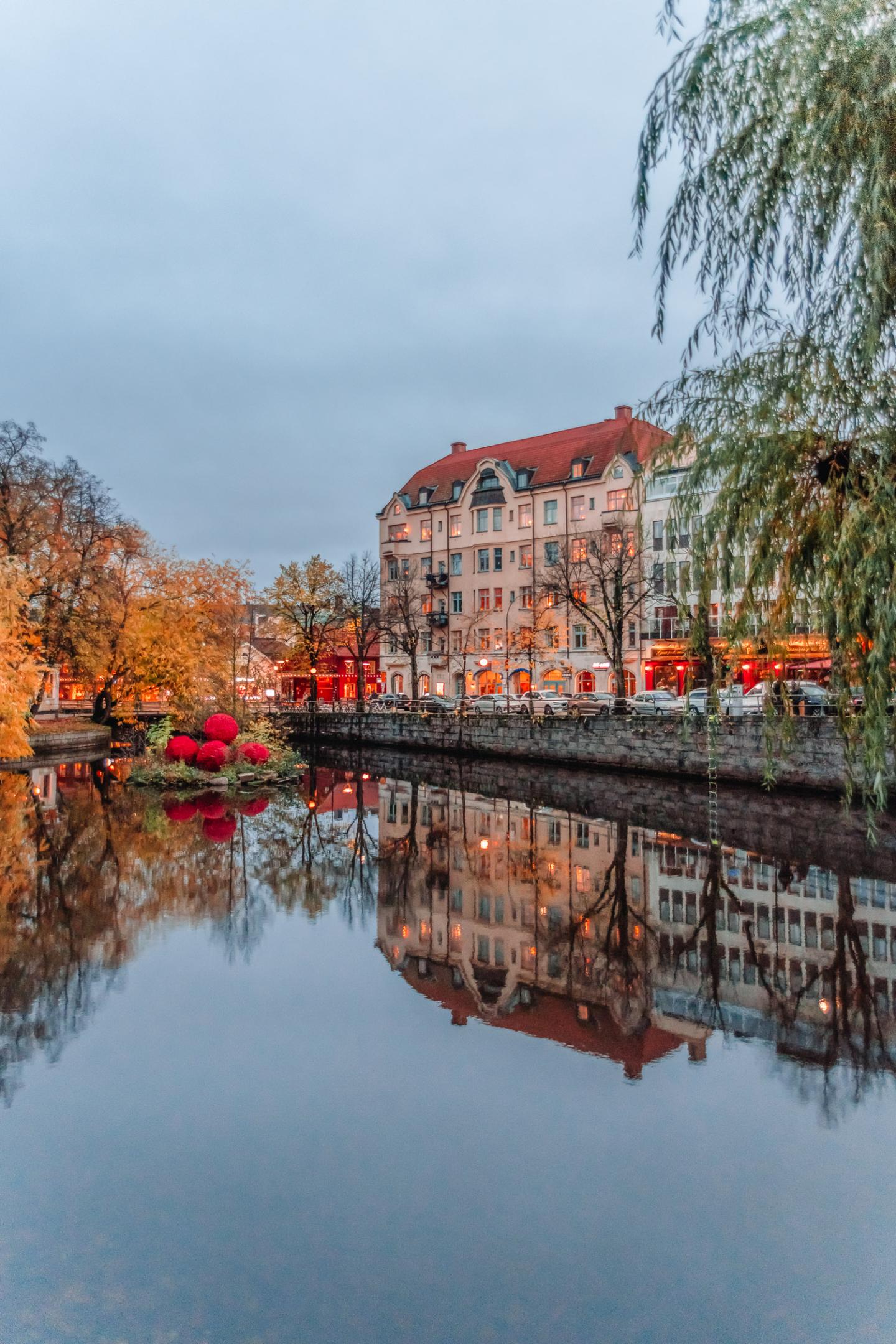 Örebro centrum by night