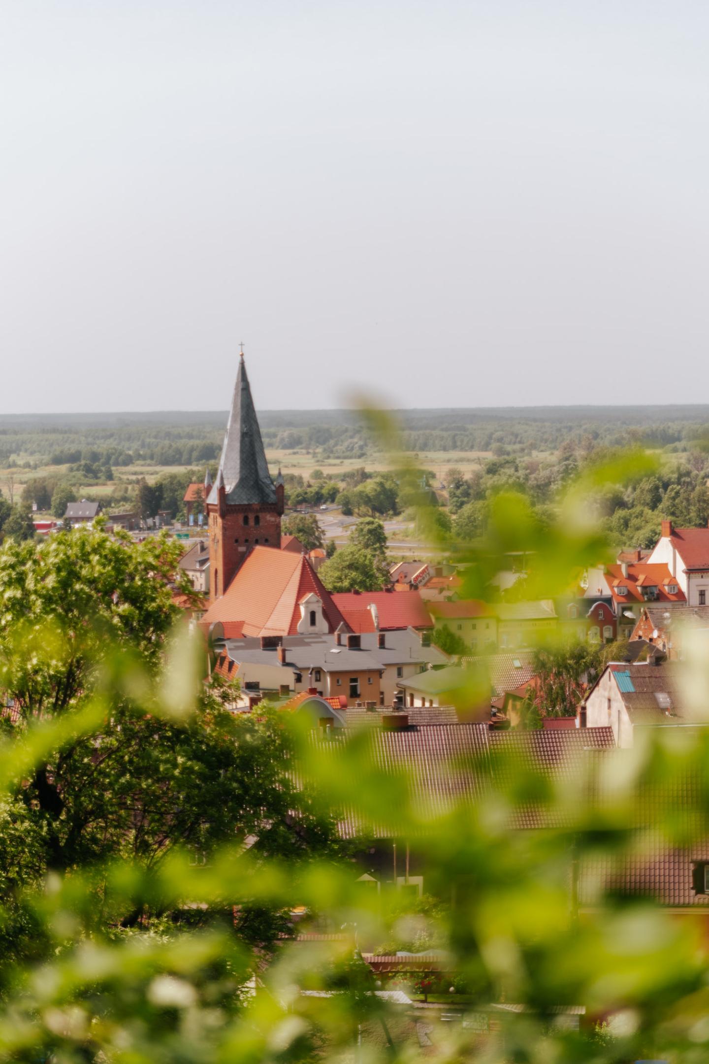 Utsikt över Czarnków i Wielkopolska.