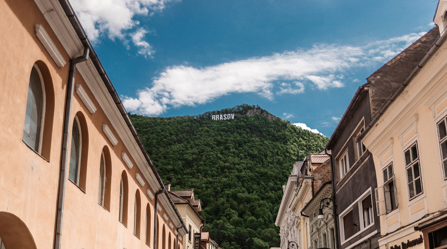 Braşov's Hollywood Sign in Transylvania