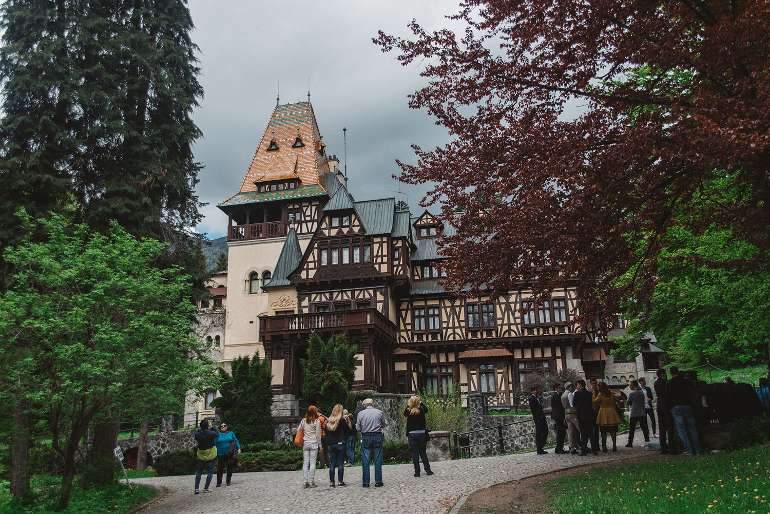 Pelisor Castle in Sinaia, Romania