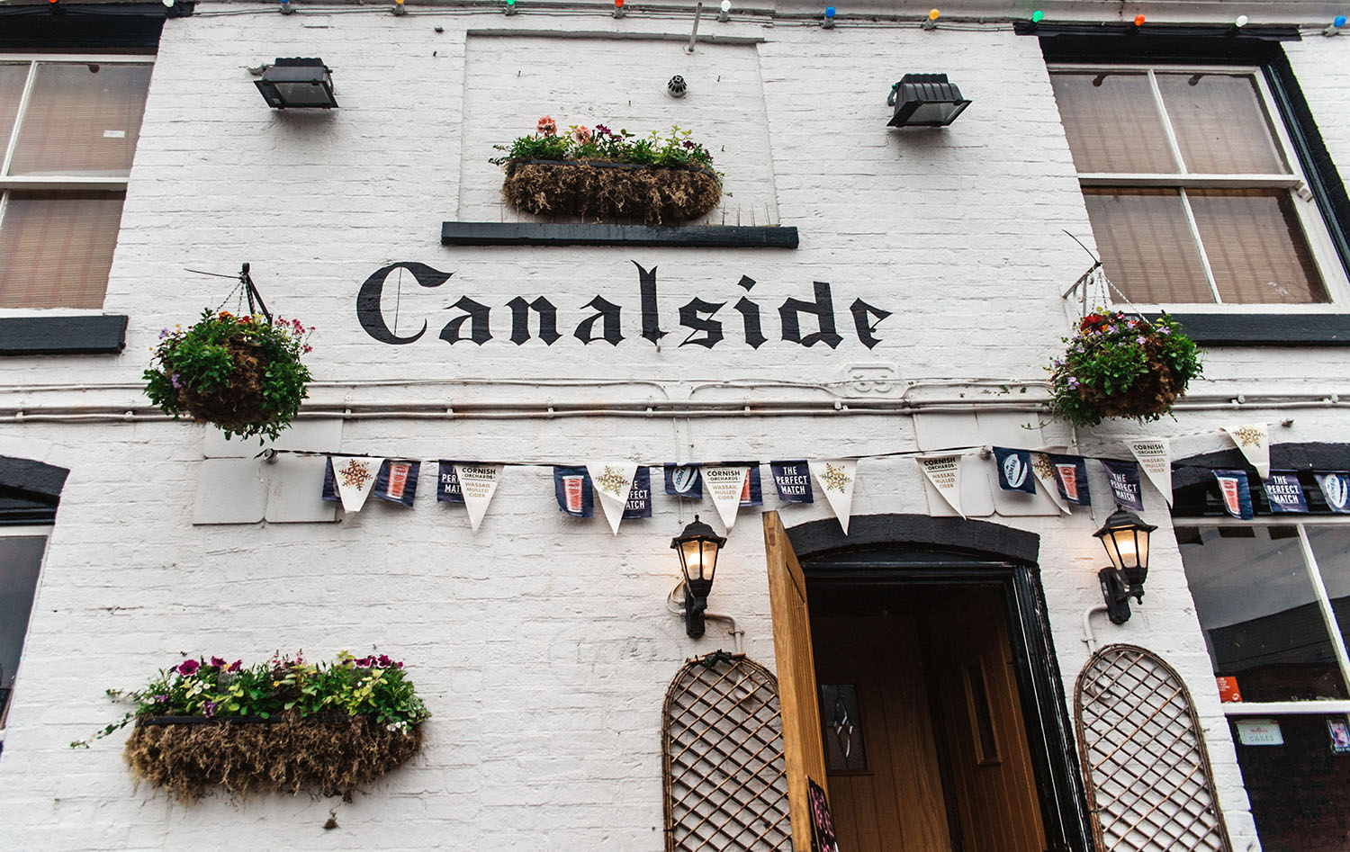 Canalside in Birmingham