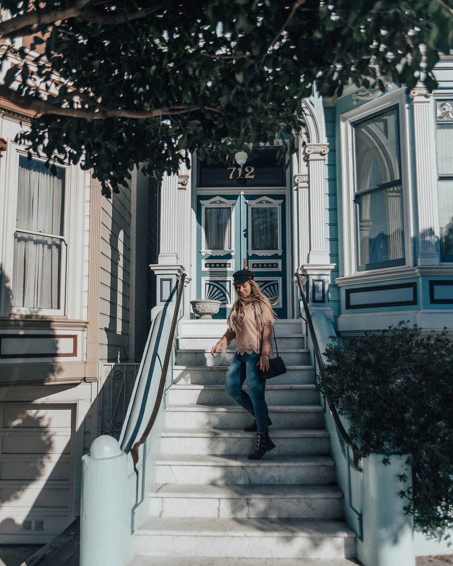 Adaras vid Painted Ladies - Instagramvänliga platser i San Francisco