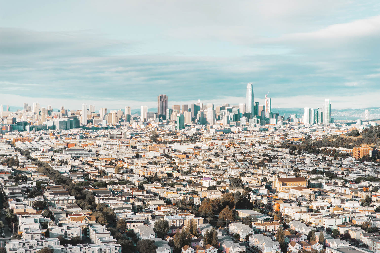 Bästa utsikten över San Francisco - Bernal Heights