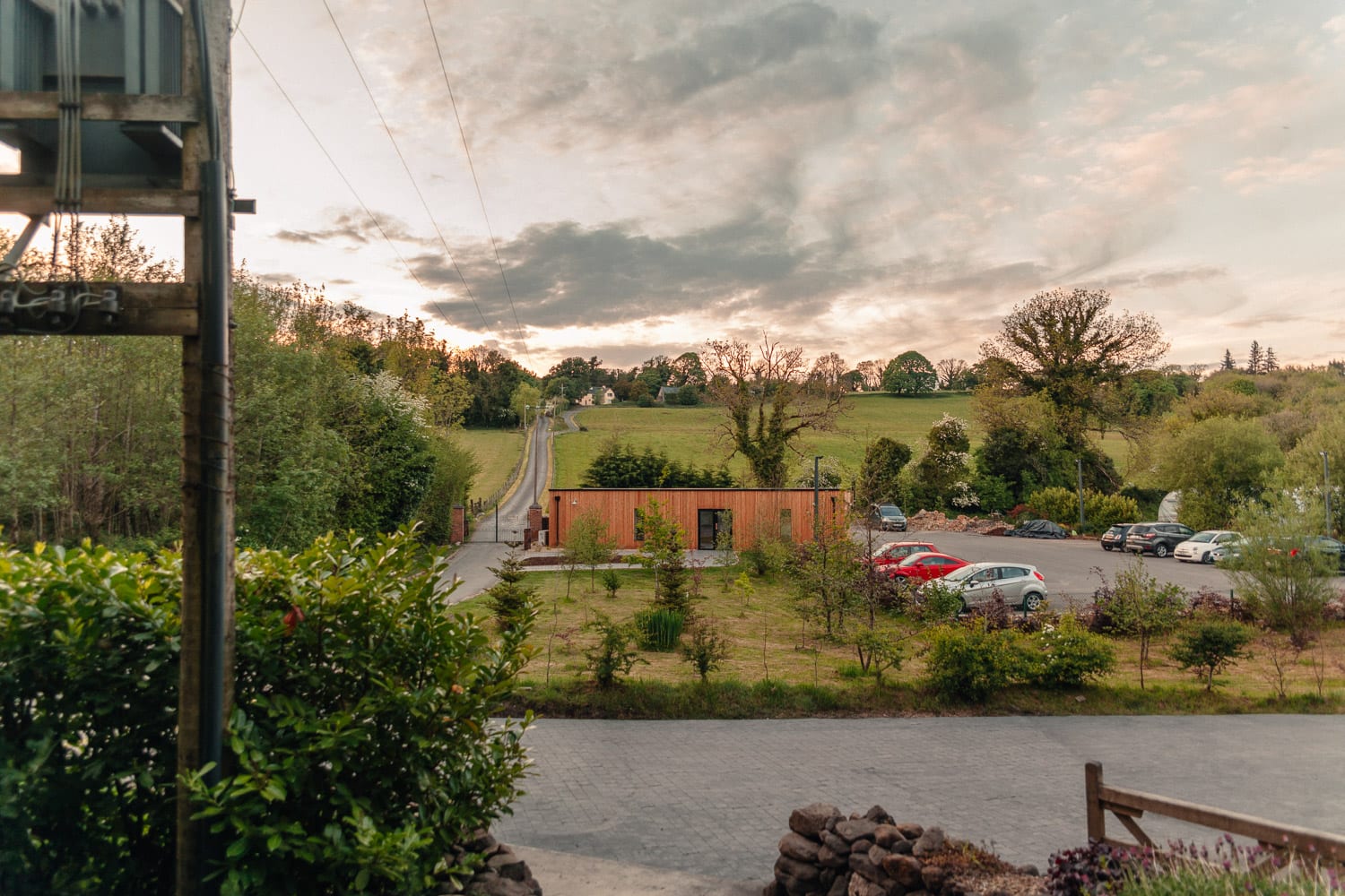 Parkering på Finn Lough i Nordirland