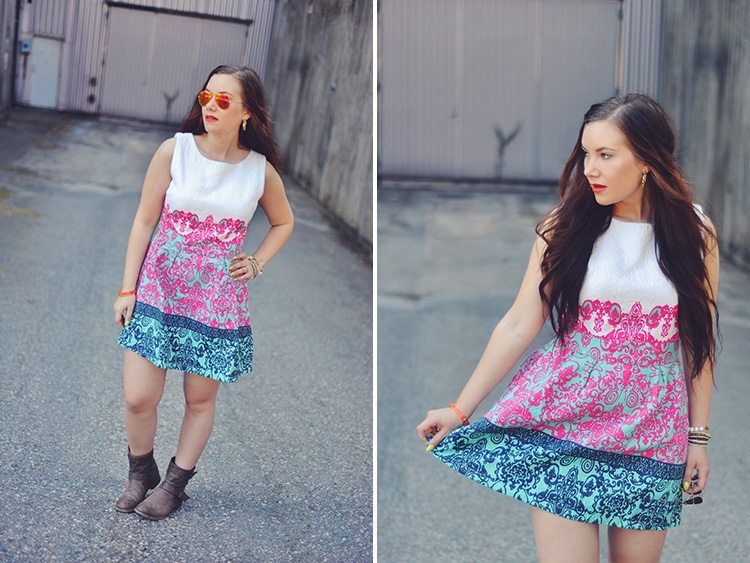 Vintage-Jacquard-sleeveless-dress