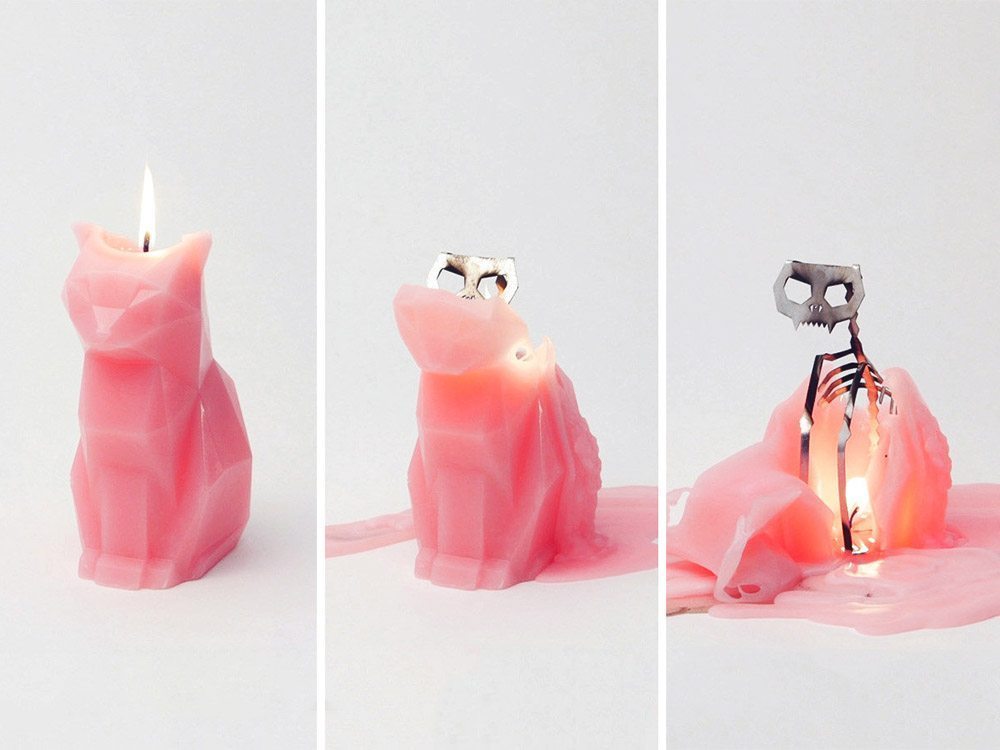 PyroPet Candle - Ljus med skelett