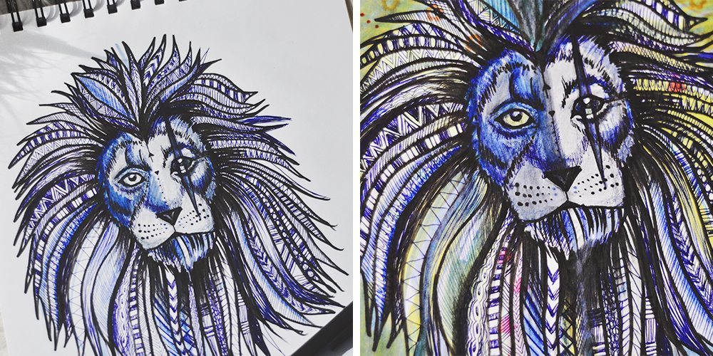 lion_drawing