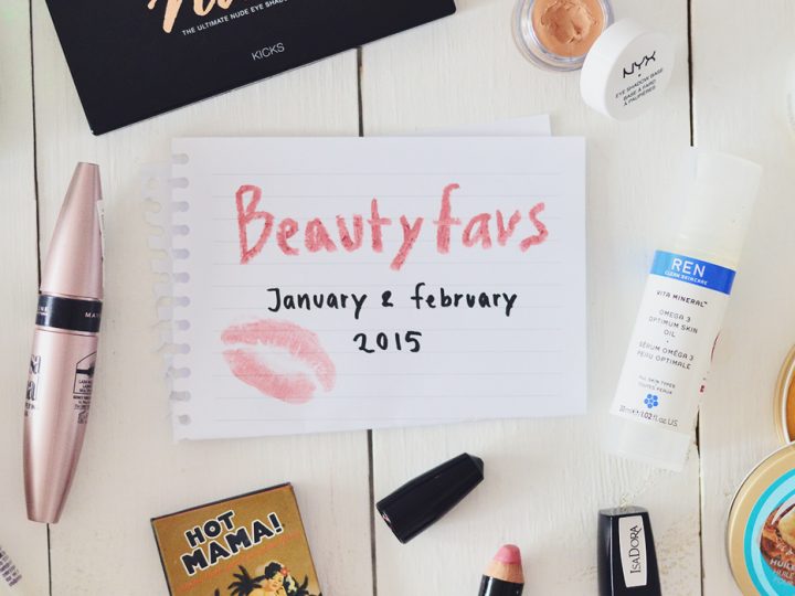Skönhetsfavoriter i Januari och Februari 2015