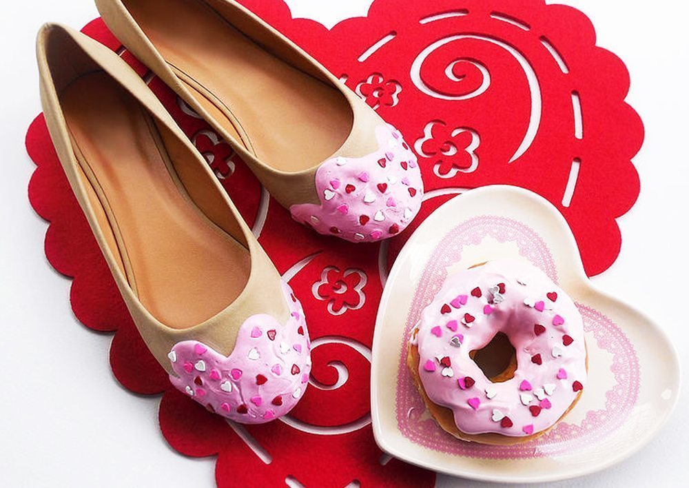 Valentines Day Flats (Picture: Shoe Bakery)