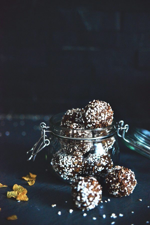 Chokladbollar med cornflakes
