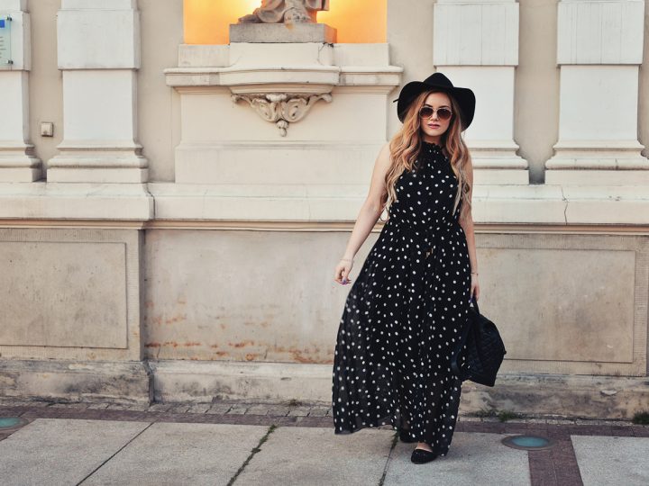 Warsaw outfit: Polka dots & hat