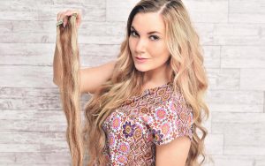 Clip-in Hair Extensions Rapunzel 60 cm Strawberry Brown Mix