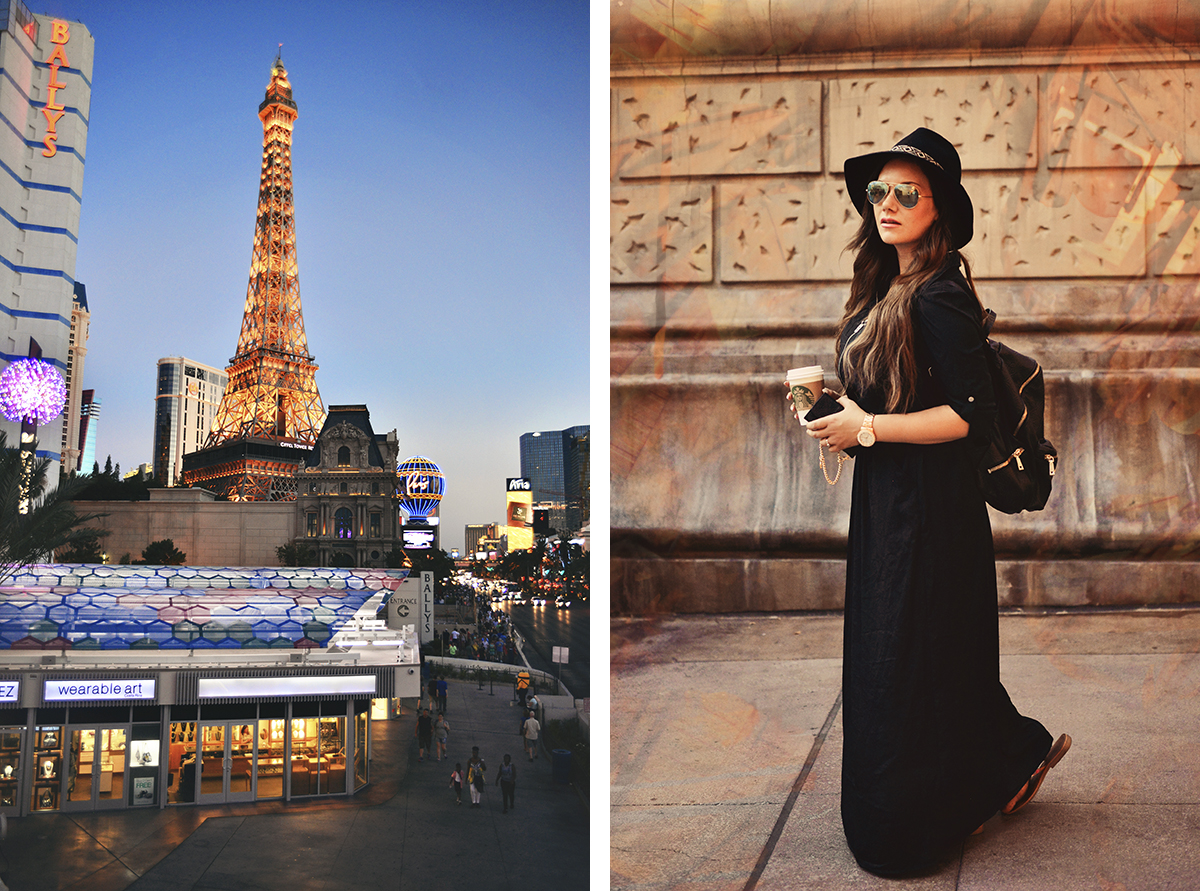 All black outfit @ Paris Las Vegas Hotel