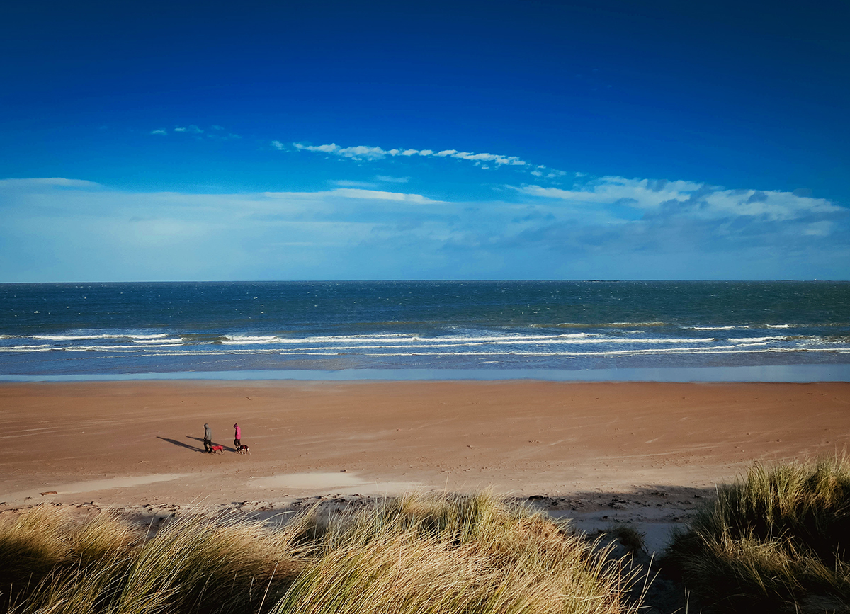 Beach in Northumberland