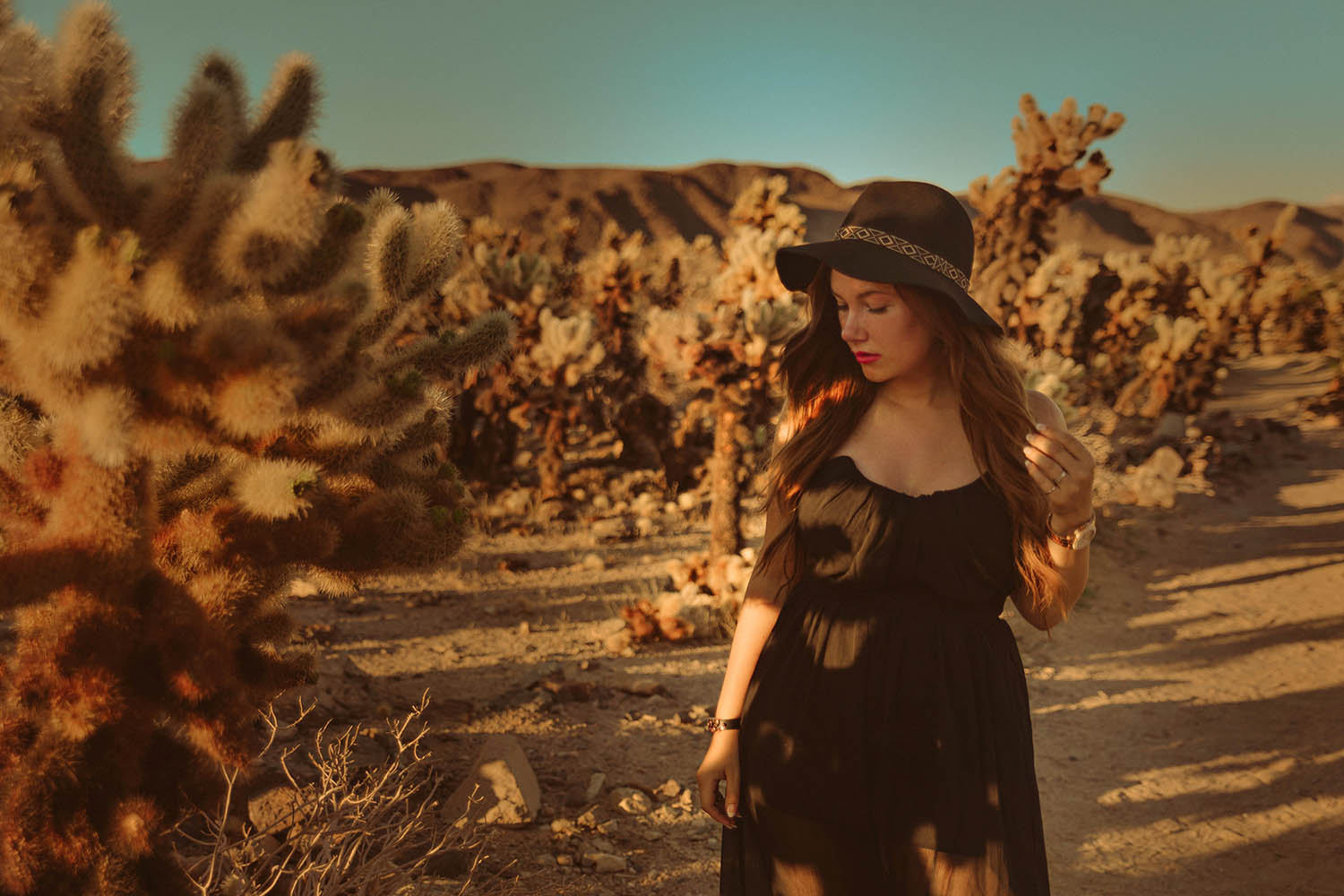 California outfit in Joshua Tree National Park
