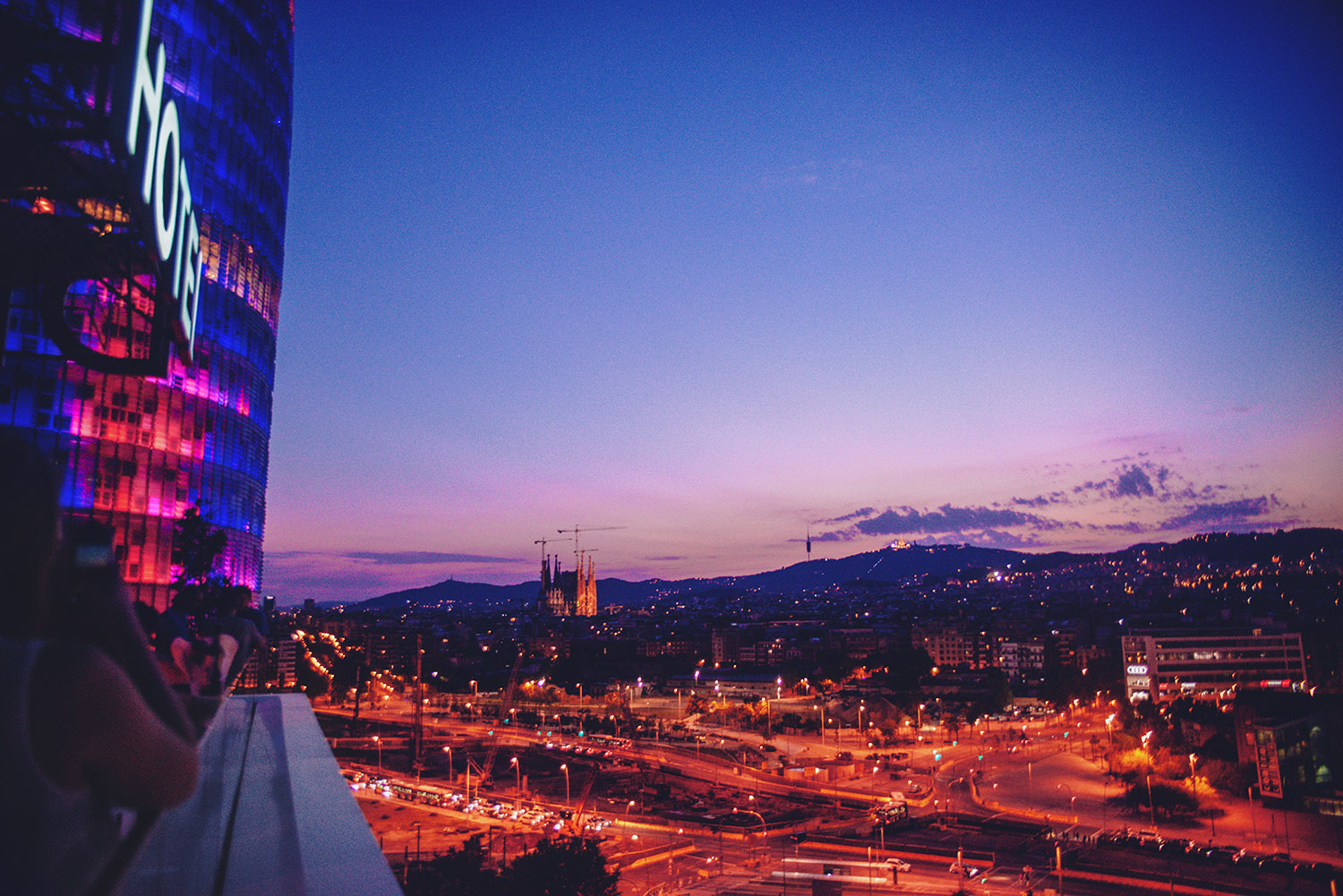View from Hotel Silken Diagonal Barcelona