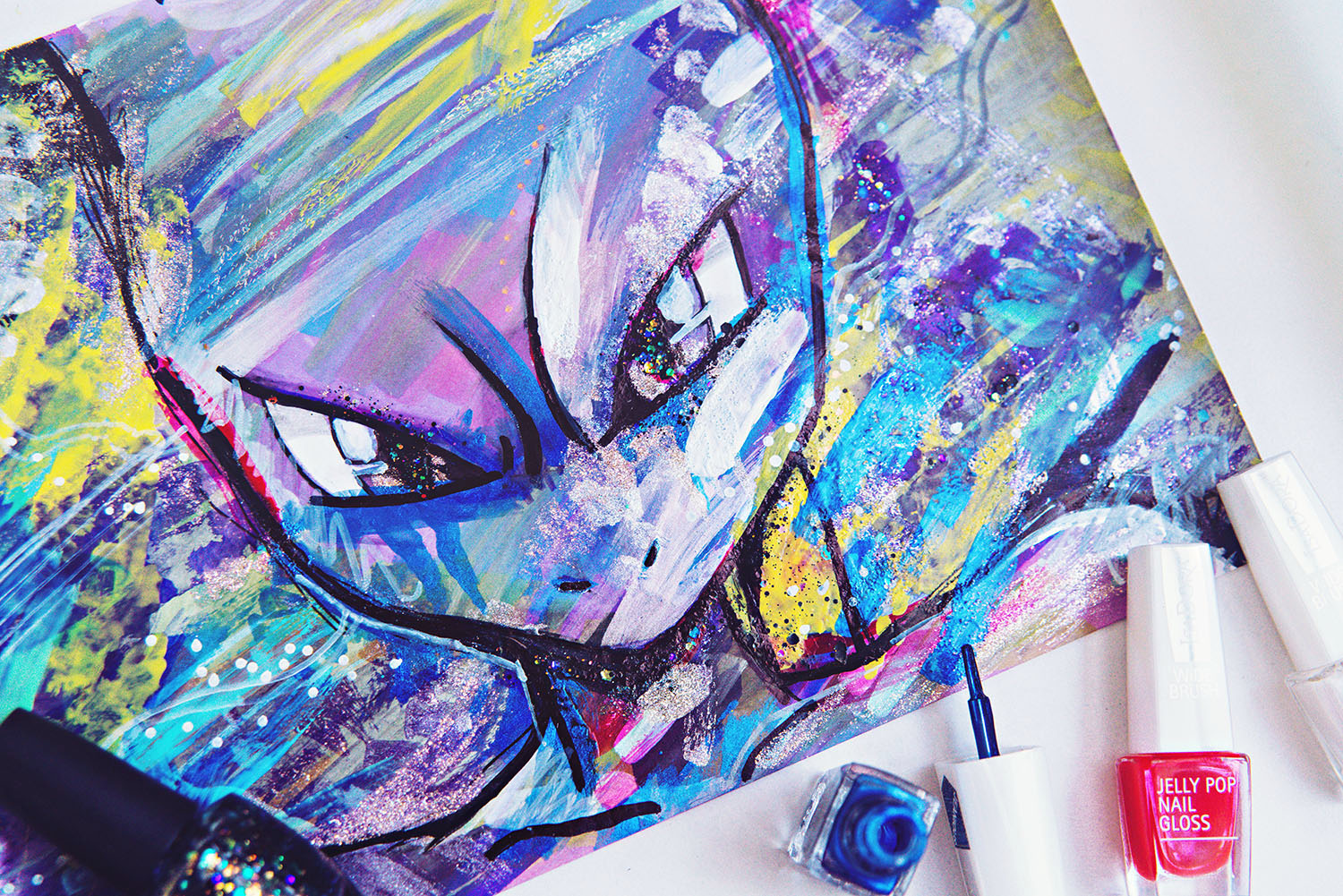 DIY: Nagellacksmålning inspirerad av Mewtwo & Pokemon Go