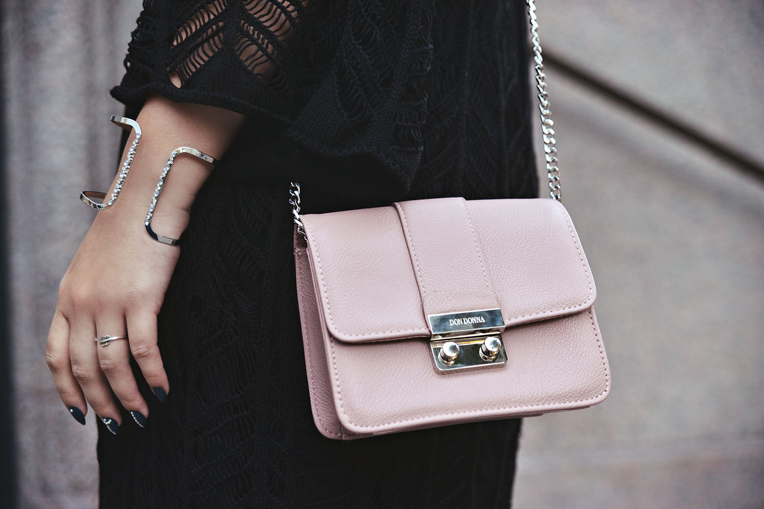 Don Donna Pink Mini Bag Outfit