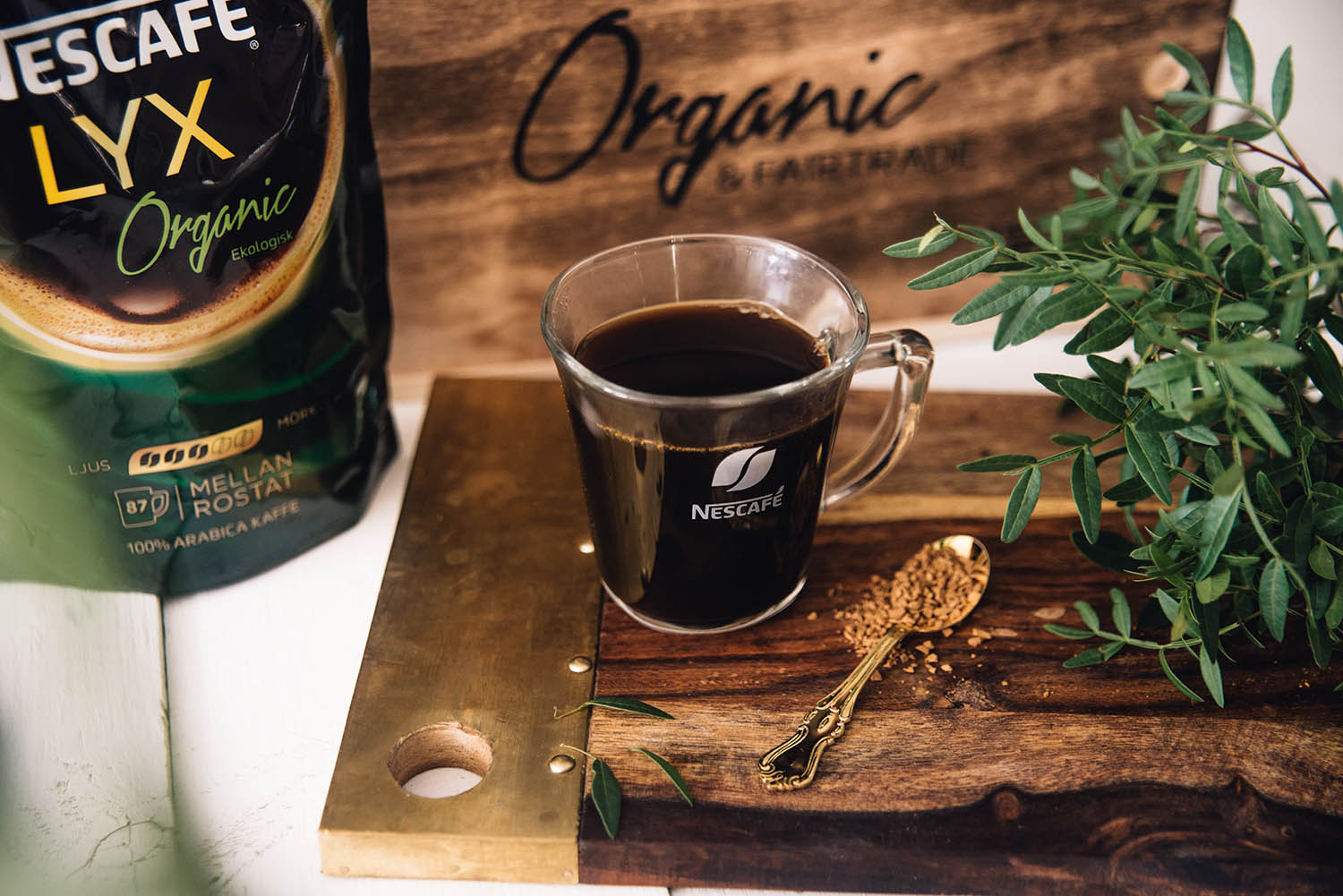 Nescafé Lyx organic - ekologiskt snabbkaffe