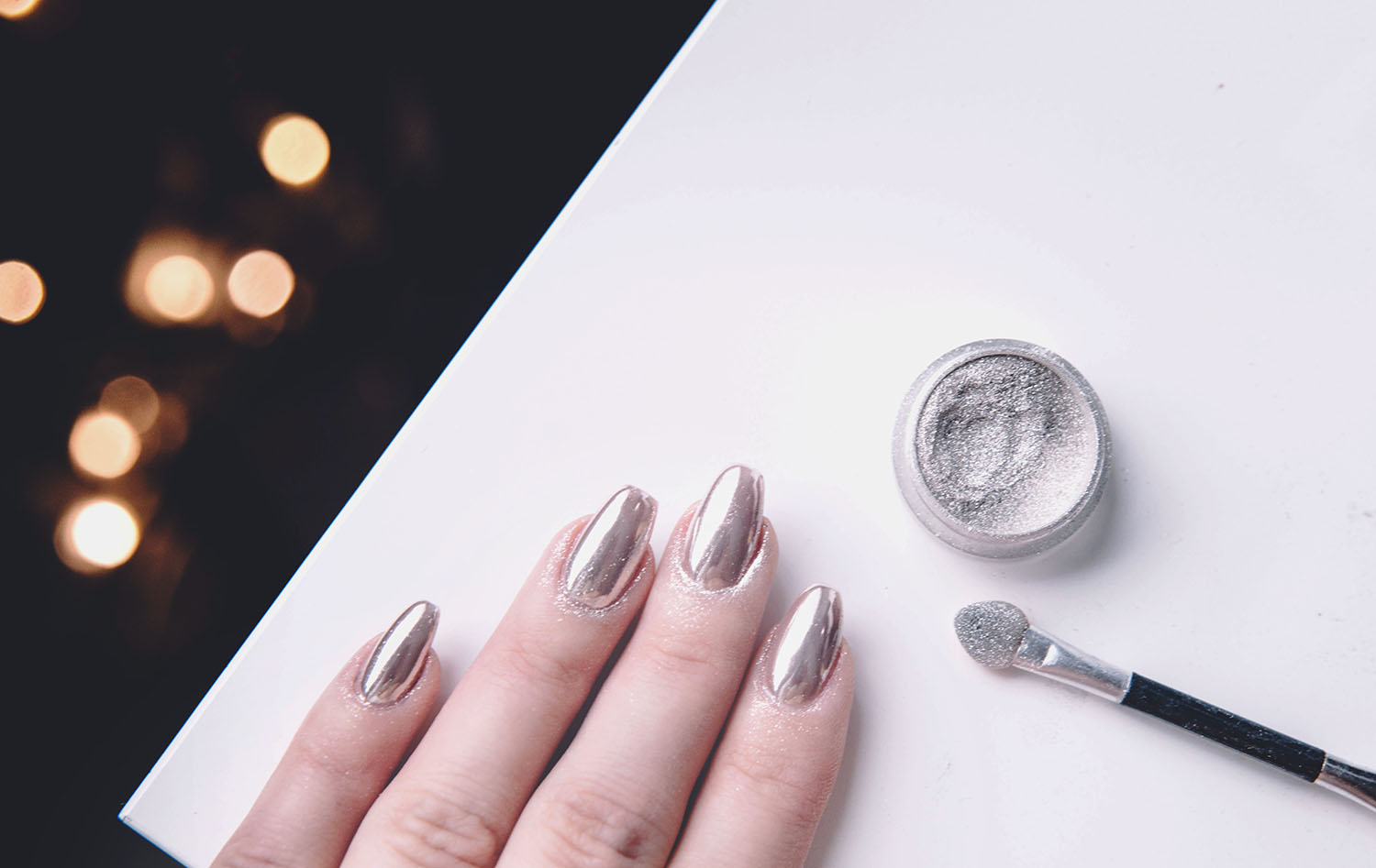 Chrome Nails Tutorial - DIY: Kromnaglar