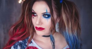 Harley Quinn Makeup - Halloween Costume Idea