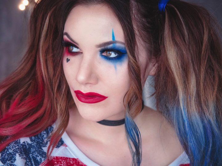 Harley Quinn Makeup - Halloween Costume Idea