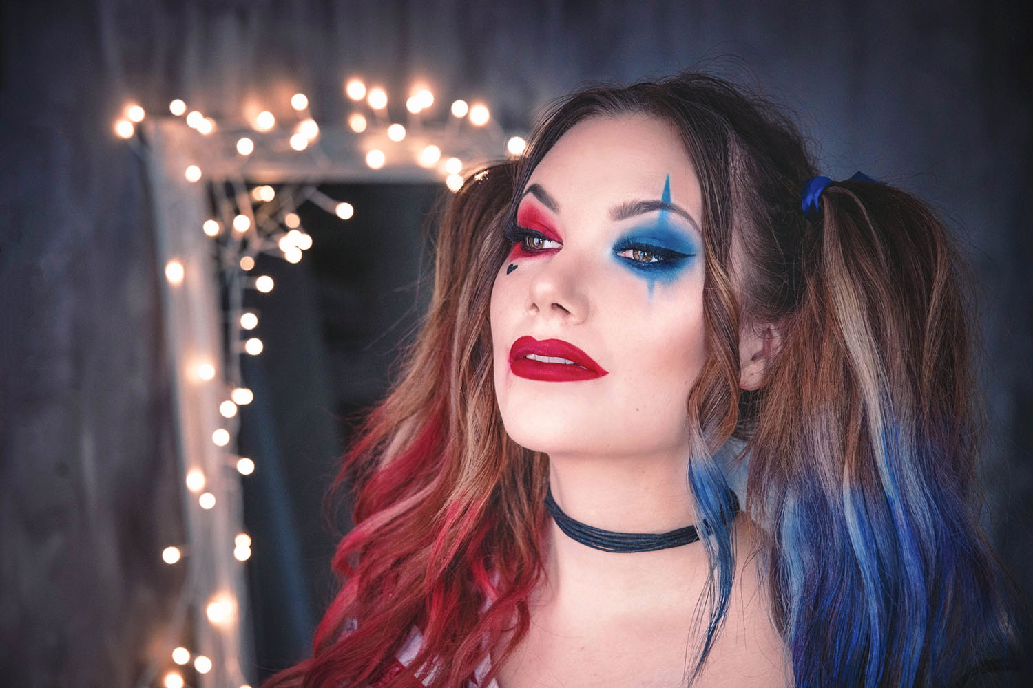 Harley Quinn Makeup -Processed with VSCO with j4 preset