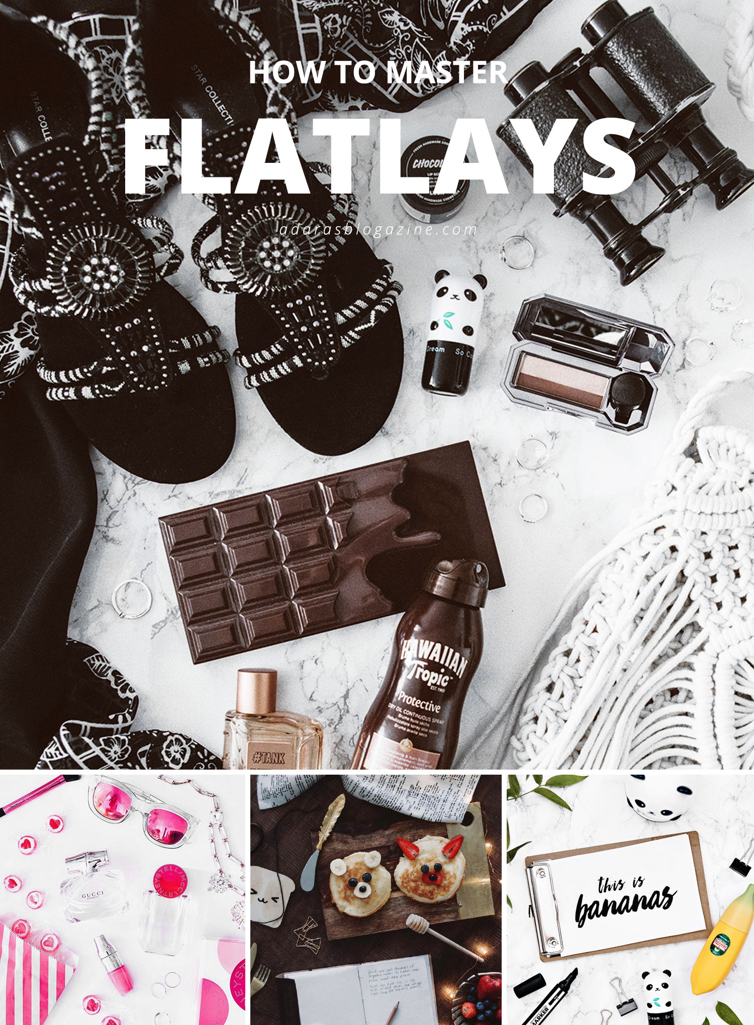 How to Shoot Flatlays for Instagram