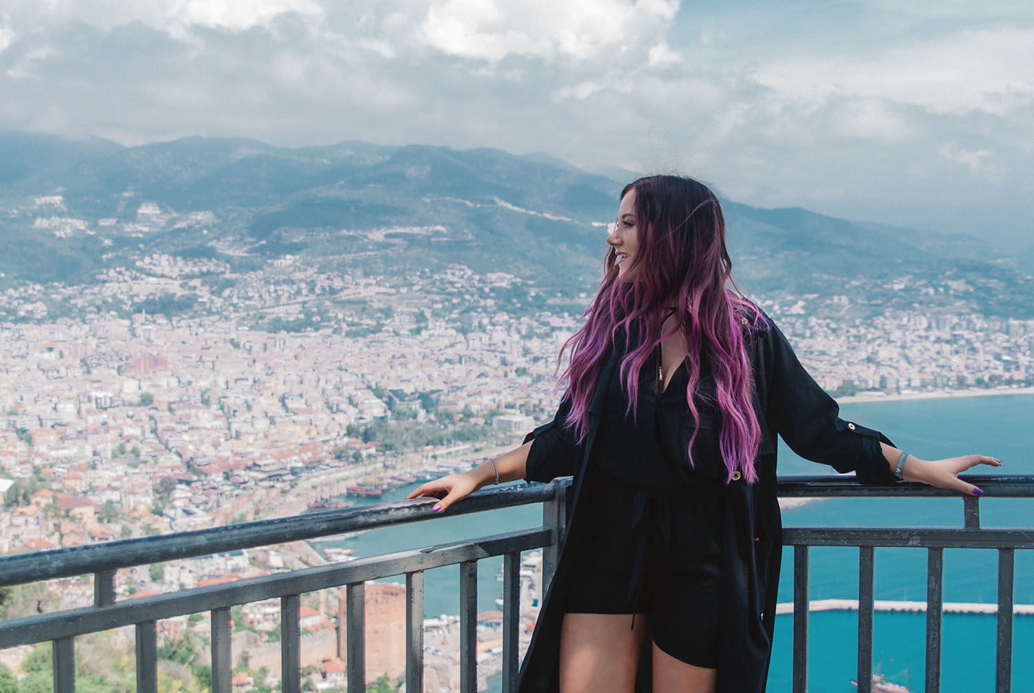 Purple balayage & #Colorfulhair with L'Oreal Professionnel