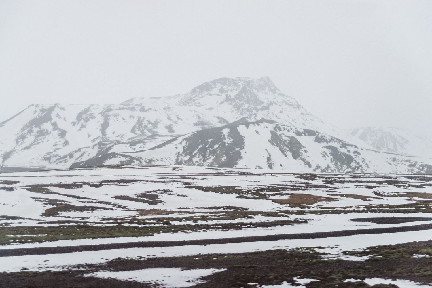 Iceland Snowy Landscape